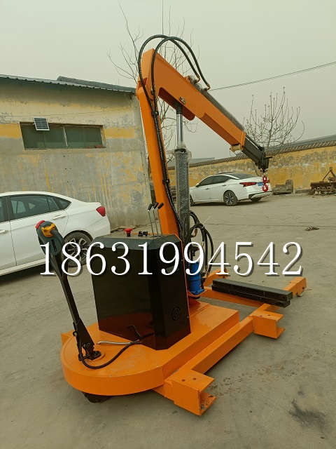 西螺镇自卸车厢随车吊 自制轮式四不像起重机 四驱平板吊 5吨 贵盛